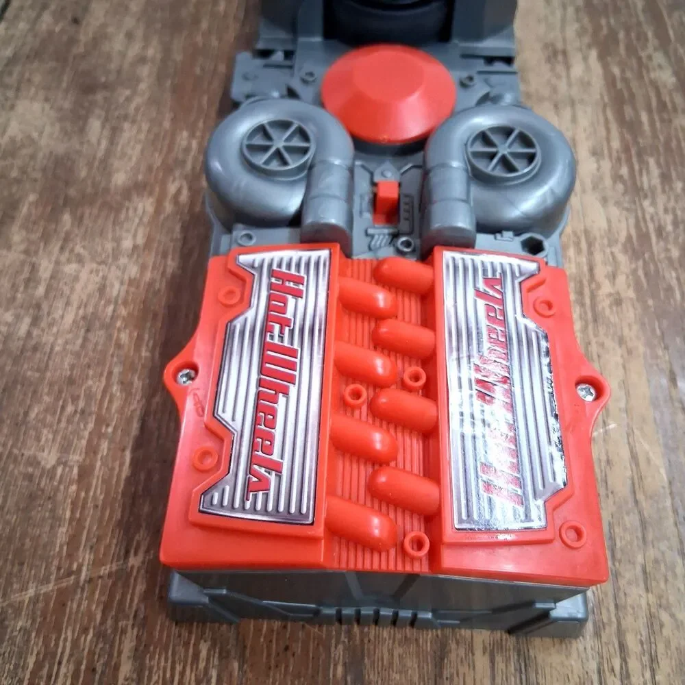 Hot Wheels Track Power Booster Car Launcher GGF92 Motorized Gray Red TESTED
